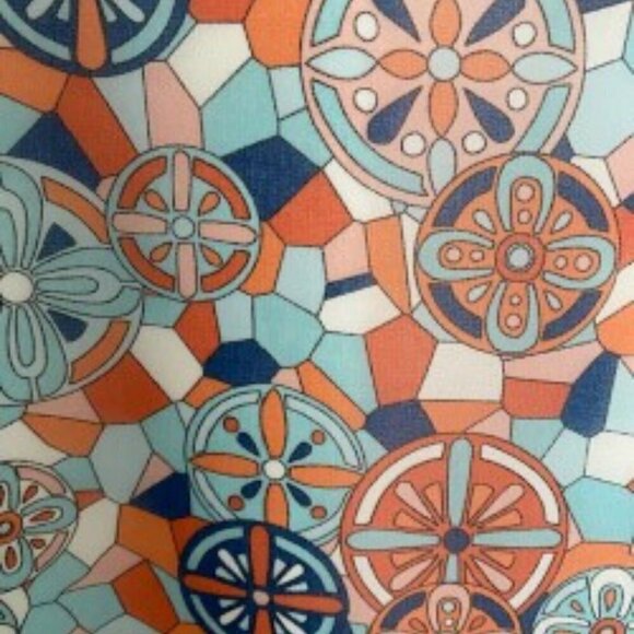 Max Studio Sleeveless Mosaic Print Dress Large - Picture 5 of 5